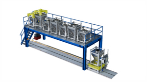 Automatisk afvejningssystem for IBC containere